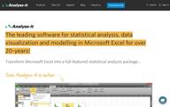 img 1 attached to Analyse-it review by Samuel Blakeley