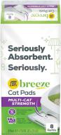 🐱 purina tidy cats breeze litter system cat pad refills: convenient and effective odor control solution logo