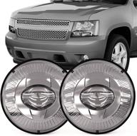 🚗 chrome led fog lights 5202 for chevy suburban/tahoe/avalanche, camaro, colorado, silverado, gmc acadia/yukon - set of 2 логотип