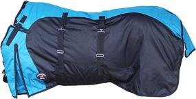 img 1 attached to 🐴 Ultimate Protection: CHALLENGER 1200D Waterproof Heavy Weight Winter Blanket - 5B100TL Horse Turnout