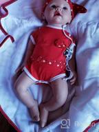 img 1 attached to 👶 IVITA 12 inch Full Silicone Baby Dolls: Lifelike Reborn Newborns, Real Silicones, Not Vinyl Dolls - Boy review by Ken Pinell