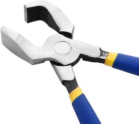 img 2 attached to Professional Glass Cutting Pliers With Steel Drop Jaw For Efficient Glass Breaking, Ideal For Glaziers - IMT 8