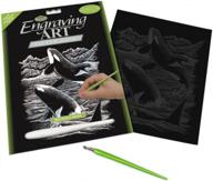create stunning engraving art with royal and langnickel - orca whales! logo