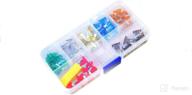 🔌 70pcs ekylin auto mini blade fuse assortment set for car truck motor atm box - 5a 7.5a 10a 15a 20a 25a 30a with add-a-circuit fuse holder, aps att low profile atm lp fusetap логотип