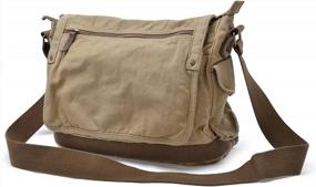 img 2 attached to Gootium Canvas Messenger Bag - Винтажная сумка через плечо через плечо