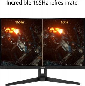 img 2 attached to 💯 ASUS VG27VH1B: Adaptive Sync FreeSync, 165Hz Monitor - 1920X1080P Resolution with Blue Light Filter, Flicker-free Design and Built-in Speakers