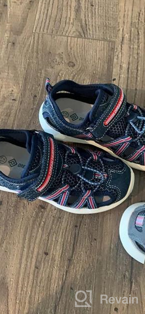 img 1 attached to Explore Comfort and Style with DREAM PAIRS Toddler HYDRO 1K Breathable Boys' Sandal Shoes review by William Byrd