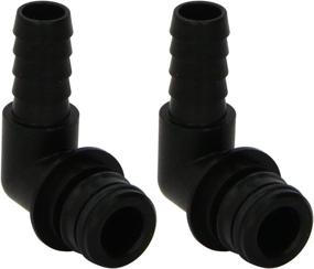 img 1 attached to 🧩 Flojet 20381-009 Quad Port Fittings - 4-Way Connectors with 1/2" Barb Sizing