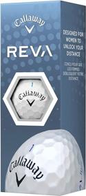 img 2 attached to 12-Pack Callaway REVA Golf Balls, Designed For Women Golfers
