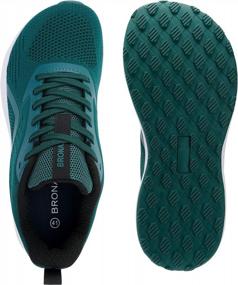 img 2 attached to Comfortable And Supportive Running Shoes For Men With Wide Toe Box - BRONAX Road Running Shoes