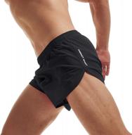 men's aimpact solid running shorts with pockets - 3 inch length for jogging, road and track runs, ranger panties logo