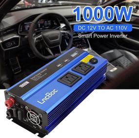 img 3 attached to LncBoc 1000W Car Power Inverter: DC 12V to 110V AC Converter with Dual Outlets & USB Ports - Efficient Car Charger Adapter