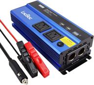 lncboc 1000w car power inverter: dc 12v to 110v ac converter with dual outlets & usb ports - efficient car charger adapter logo