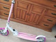 img 1 attached to Deluxe ChromeWheels Kick Scooter: 8" Large 2-Wheels, Wide Deck, Adjustable Height & Foldable – Perfect For Kids, Girls, Boys & Teens | 200Lb Weight Limit | Gift Idea For Ages 6 And Up review by Kevin Overturf