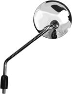 enhance your motorcycle experience with ken sean 95104 triple nickel chrome knockback stem round mirror (lh, ec spec) логотип