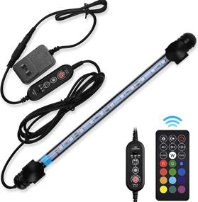 img 4 attached to Cilehall LED Aquarium Light with Adjustable Timer for Fish Tank - Submersible Remote-Controlled Aquarium Light in 7.5, 11.5, and 15-inch Sizes