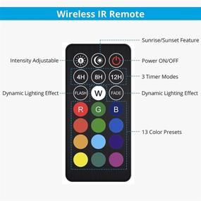 img 2 attached to Cilehall LED Aquarium Light with Adjustable Timer for Fish Tank - Submersible Remote-Controlled Aquarium Light in 7.5, 11.5, and 15-inch Sizes