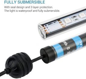 img 1 attached to Cilehall LED Aquarium Light with Adjustable Timer for Fish Tank - Submersible Remote-Controlled Aquarium Light in 7.5, 11.5, and 15-inch Sizes