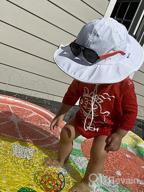 картинка 1 прикреплена к отзыву 👒SwimZip Универсальные детские регулируемые шапки и кепки для мальчиков с защитой от Brian Lee