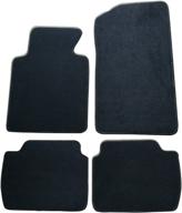 floor mats compatible with 1999-2005 bmw e46 3-series logo