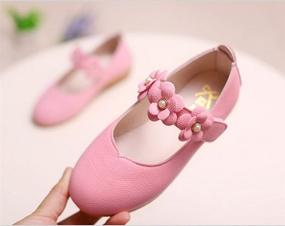 img 1 attached to Vokamara Flower Decoration Cutout Shoes Girls' Shoes ~ Flats