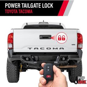 img 3 attached to 🔒 POP & LOCK Power Tailgate Lock & T-Harness: Heavy Duty, Plug and Play Solution