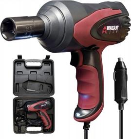 img 4 attached to Powerful 12V DC Electric Impact Wrench Kit - Wagan Mighty Impact Wrench With 1/2 Inch Drive And 271 Ft-Lbs Torque, Including Sockets And Carry Case For Tire Repair Tools