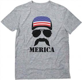 img 4 attached to Proudly Show Your Love For America With Our Patriotic Bundle: American Flag Cap, Hat And Men'S T-Shirt