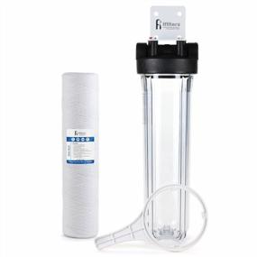 img 2 attached to Очистите воду в вашем доме с помощью нашей 20-дюймовой системы фильтрации отложений и ржавчины для всего дома