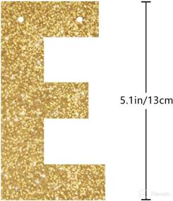 img 1 attached to 🎉 Shimmering Gold Happy 75th Birthday Banner: Spectacular Decorations for Celebrating a Milestone 75 Years - Perfect for Both Men and Women!