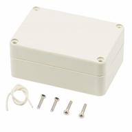 водонепроницаемый корпус распределительной коробки zulkit из абс-пластика для электрических проектов - серый (3,3 х 2,3 х 1,3 дюйма / 83 х 58 х 33 мм) - рейтинг ip65 логотип