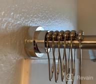 img 1 attached to Stainless Steel Tension Shower Curtain Rod - No Drilling, Rust-Proof Non-Slip Adjustable Closet Rod For Bathroom Kitchen Wardrobe Doorway Windows, 41-74 Inches review by Devin Lee