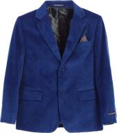 🤵 classy burgundy boys' formal wear: gioberti buttoned suits & sport coats logo