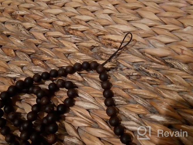 img 1 attached to 108 Prayer Beads Mala Bracelet: Natural Wood Tibetan Buddhist Buddha Meditation Necklace Mala Bracelet for Ultimate Mindful Experiences review by Jeremy Yuusuf