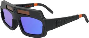 img 1 attached to Powered Darkening Welding Helmet Glasses Occupational Health & Safety Products