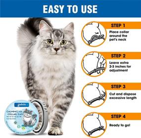 img 3 attached to EnerCal Calming Collar for Cats - Natural Anxiety Relief with Pheromones - One Size Fits All Weights - Safe & Effective SEO