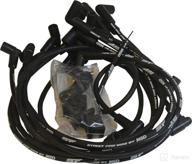 enhance your engine's performance with msd 5554 street fire spark plug wire set in black логотип