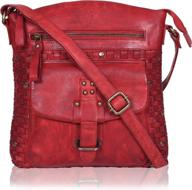 👜 genuine leather crossbody sling bags: stylish women's handbags & wallets logo