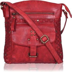 img 4 attached to 👜 Genuine Leather Crossbody Sling Bags: Stylish Women's Handbags & Wallets