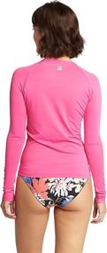 img 1 attached to Billabong Womens Classic Sleeve Rashguard Women's Clothing at Swimsuits & Cover Ups