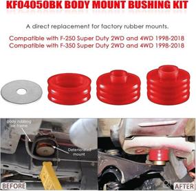img 3 attached to KF04050BK Bushing 1999 2017 Polyurethane Mounts Replacement Parts - Shocks, Struts & Suspension