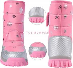 img 1 attached to Stay Warm And Dry This Winter With JACKSHIBO Waterproof Snow Boots For Boys And Girls