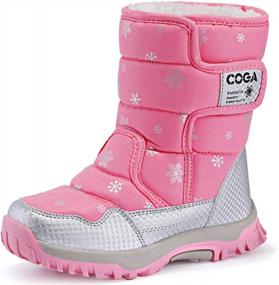 img 4 attached to Stay Warm And Dry This Winter With JACKSHIBO Waterproof Snow Boots For Boys And Girls
