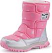 stay warm and dry this winter with jackshibo waterproof snow boots for boys and girls logo