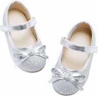 ginfive school ballerina toddler little girls' shoes - flats logo