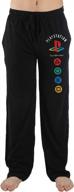 large black playstation video sleep pants logo