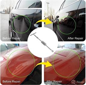 img 2 attached to 🚗 Optimized Super PDR Paintless Dent Removal Tools with Stripe Reflector Board – Ultimate Dent Puller Kit for Car Hail Damage Dent & Ding Remove