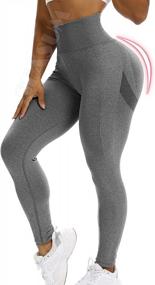 img 3 attached to SEASUM Scrunch Butt Leggings For Women - High Waisted, Seamless And Sexy Gym And Yoga Compression Tights For Lifting And Soft Comfort
