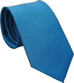 img 4 attached to 👔 Enhance Your Style with Extra Solid Color Neckties LST019