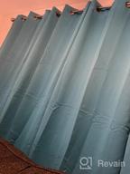 img 1 attached to Blackout Curtains And Drapes - Triple Weave Energy Saving Solid Coral Curtains For Girls Room Thermal Insulated Gromment Curtain Panels, Coral Drapes For Kids Room, Coral, 2 Panel, 52" W X 84" L review by Mike Roberts